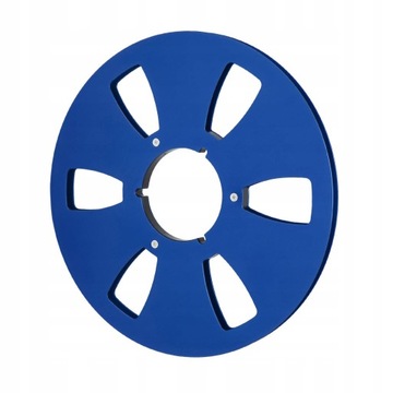 КАТУШКА С ЗАПИСЬЮ 1/4 10,5 ДЮЙМА, 6 ОТВЕРСТИЙ, СИНАЯ