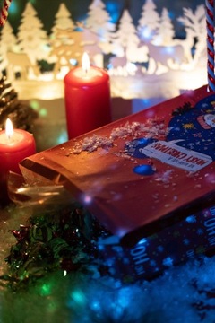 РОЖДЕСТВЕНСКИЕ подарочные блок-пакеты, по 10 штук в ПОДАРОК, бумажные пакеты