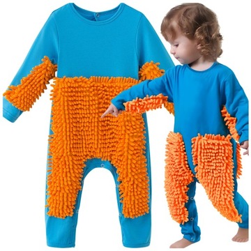 KOMBINEZON UBRANKO DLA DZIECKA PIŻAMA KOSTIUM PRZEBRANIE MOP ŚMIESZNE - M