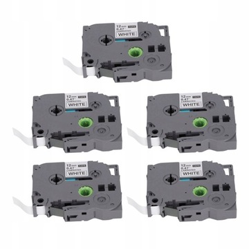 5 лент шириной 12 мм для Brother TZe 131/TZe 231/TZe 431