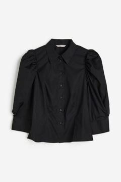 H&M 36/S bluzka z bufiastym rękawem