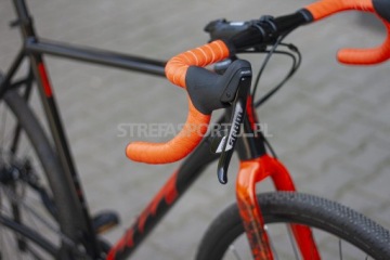 Велосипед KTM X-Strada 30 пылающего черно-оранжевого цвета, размер. 49