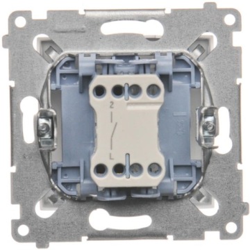 Одинарный разъем 10AX Белый - Simon 54