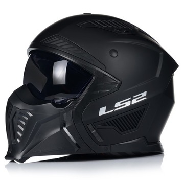 МОТОЦИКЛЬНЫЙ ШЛЕМ 4в1 LS2 OF606 МАТОВЫЙ СЪЕМНЫЙ ВИЗОР + 2x СТЕКЛА