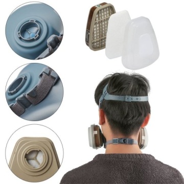 ДЫХАТЕЛЬНАЯ МАСКА С ФИЛЬТРОМ, ПРОТИВОГ, ДЛЯ ПОКРАСКИ, ГАЗ, ПЫЛЬ