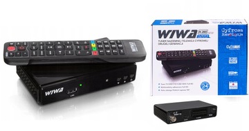 Dekoder Tuner Wiwa TV Naziemnej DVB-T2 H.265 LITE