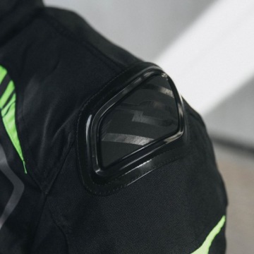 ТЕКСТИЛЬНАЯ КУРТКА OZONE PULSE BLACK/FLUO YELLOW XS