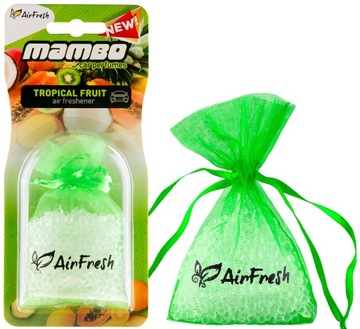 ZAPACH SAMOCHODOWY AIRFRESH, MAMBO, TROPICAL FRUIT