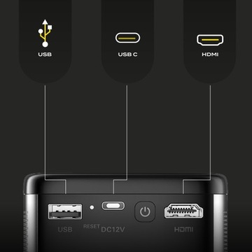 Портативный проектор 4K-проектор FOCUS KEYSTONE 9,0 200 дюймов + ШТАТИВ ДИСТАНЦИОННОГО ЧЕХОЛА