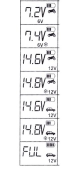 Мотоциклетный выпрямитель для GEL AGM 12V 4A LCD