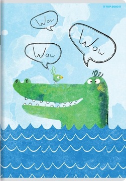 Блокнот А6 ТОП-2000 в клетку, 32 листа Мальчик