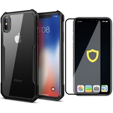 ETUI CASE BEETLE PANCERNE DO IPHONE X/XS + SZKŁO