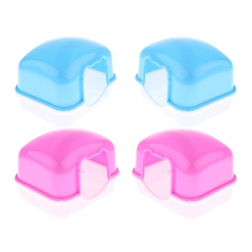 4x Hamster Mini Carrier Cage Small Pets Squirrel