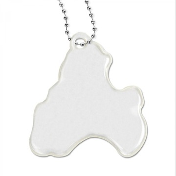 Светоотражающий кулон ПОЖАРНЫЙ светоотражающий брелок-отражатель для детей