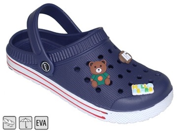 KLAPKI OGRODOWE BASENOWE PIANKOWE DZIECIĘCE LACZKI KROKODYLKI CHŁOPIĘCE