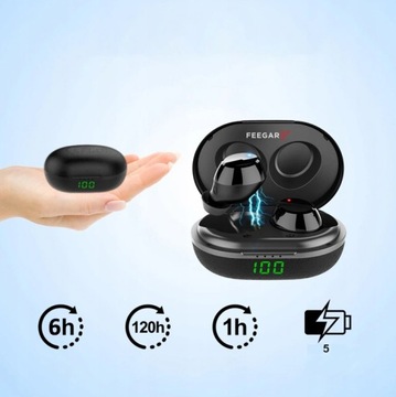 TWS EARBUDS Наушники Feegar Air100 IPX5 + Powerbank