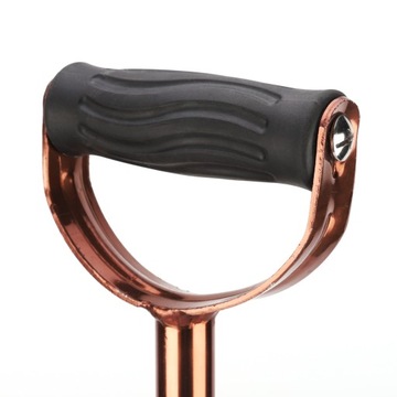 Телескопическая, нескользящая, металлическая трость на четырех ножках, ZP