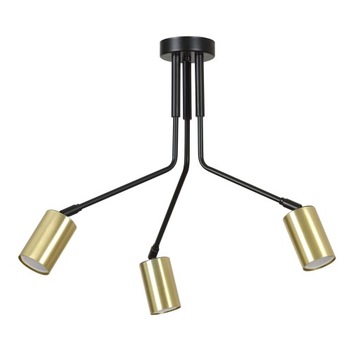 LAMPA SUFITOWA Emibig 3xGU10 30W VERNO 3 BLACK
