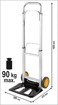 СКЛАДНАЯ ТРАНСПОРТНАЯ ТЕЛЕЖКА 90 КГ MILLER 78661