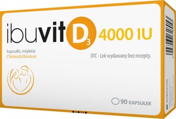 Ibuvit D3 4000j.m lek witamina D3 90 kaps.