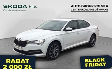 Skoda Superb III Liftback Facelifting 1.5 TSI 150KM 2022 Skoda Superb Active DSG, Gwarancja, Czujniki parkowania, Apple CarPlay 1.5