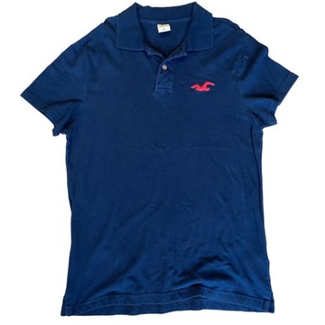 HOLLISTER MĘSKA MODNA KOSZULKA POLO LOGO Rozm. M