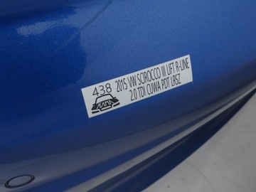 KPL NÁRAZNÍK ZADNÍ POD 4X PDC VW SCIROCCO III 1K8 FACELIFT R R-LINE LR5Z