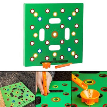 Посевной шаблон для посева садовых семян, инструмент для разравнивания