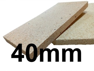 Szamot do kominka żaroodporny TRWAŁY 40mm POLSKI