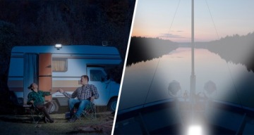 СВЕТОДИОДНАЯ ЛАМПА С СОЛНЕЧНОЙ ПАНЕЛЬЮ С ДЕТЕКТОРОМ ДВИЖЕНИЯ IP65