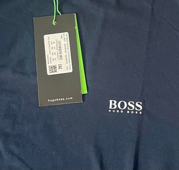 MĘSKA KOSZULKA T-SHIRT HUGO BOSS granatowy S