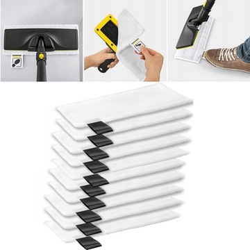 5SZT Ściereczki podłogowe KARCHER EasyFix Wymiana okragłych szczotek