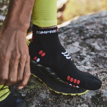 Компрессионные носки для бега Compressport Pro Racing v4.0 Черные 45-48