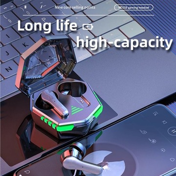 Беспроводные игровые наушники Bluetooth с интеллектуальным шумоподавлением и низким энергопотреблением