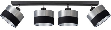 LAMPA PLAFON SUFITOWY PB-4C/A LED, LOFT E27 ABAŻUR