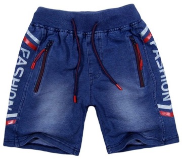 krótkie spodenki jak jeans 542C MARATHON 12Y red