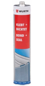 Klej i Szczeliwo K+D CZARNY WURTH 300 ml