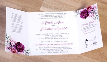 ЦВЕТОЧНЫЕ ГЛАМУРНЫЕ приглашения на свадьбу