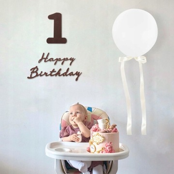 Balony Happy Birthday Party Prosta dekoracja