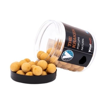 KULKI HACZYKOWE PŁYWAJĄCE POP-UP THE KRAKEN NATURAL 18mm 80g VITAL BAITS