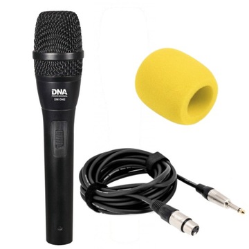 Mikrofon dynamiczny DNA DM One + kabel XLR - JACK