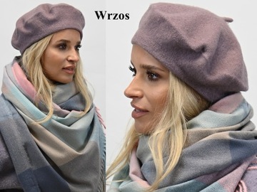 БЕРЕТ из французской шерсти с антенной COLORS