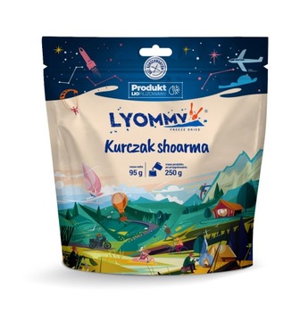 Lyommy kurczak shoarma 250g liofilizowane