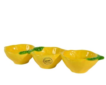 Miska Miseczka Ceramika Żółta Cytryna Tapas