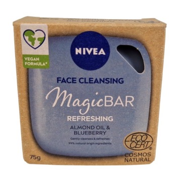 NIVEA MagicBar ODŚWIEŻAJĄCA KOSTKA MYDŁA DO MYCIA TWARZY 75 G