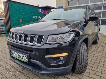 Jeep Compass II SUV 1.4 MultiAir 140KM 2019 Jeep Compass 1.4 140 KM półskóry nawigacja kamera alu super stan gwarancja, zdjęcie 1