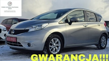 Nissan Note II 1.2  80KM 2014 Nissan Note mały przebieg kamera 360 navigacja