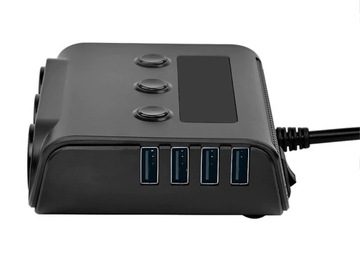 Дистрибьютор 3X розетка LIGER 12-24V 4X USB