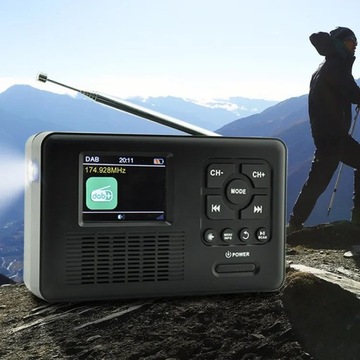 Солнечное кемпинговое радио DAB / FM / BT / USB-фонарик