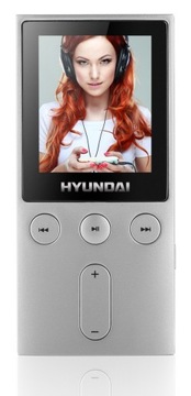 MP4 / MP3-ПЛЕЕР ДО 15 часов, 8 ГБ, FM-РАДИО, ЗВУКОВЫЙ ЗАПИСЬ, USB-НАУШНИКИ HYUNDAI